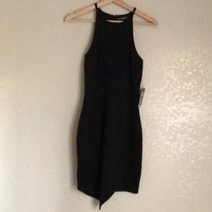 Express - black halter top dress